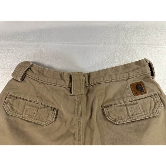 Carhartt Cargo Shorts Mens 32 Tan Cotton Utility Workwear - Picture 5 of 12